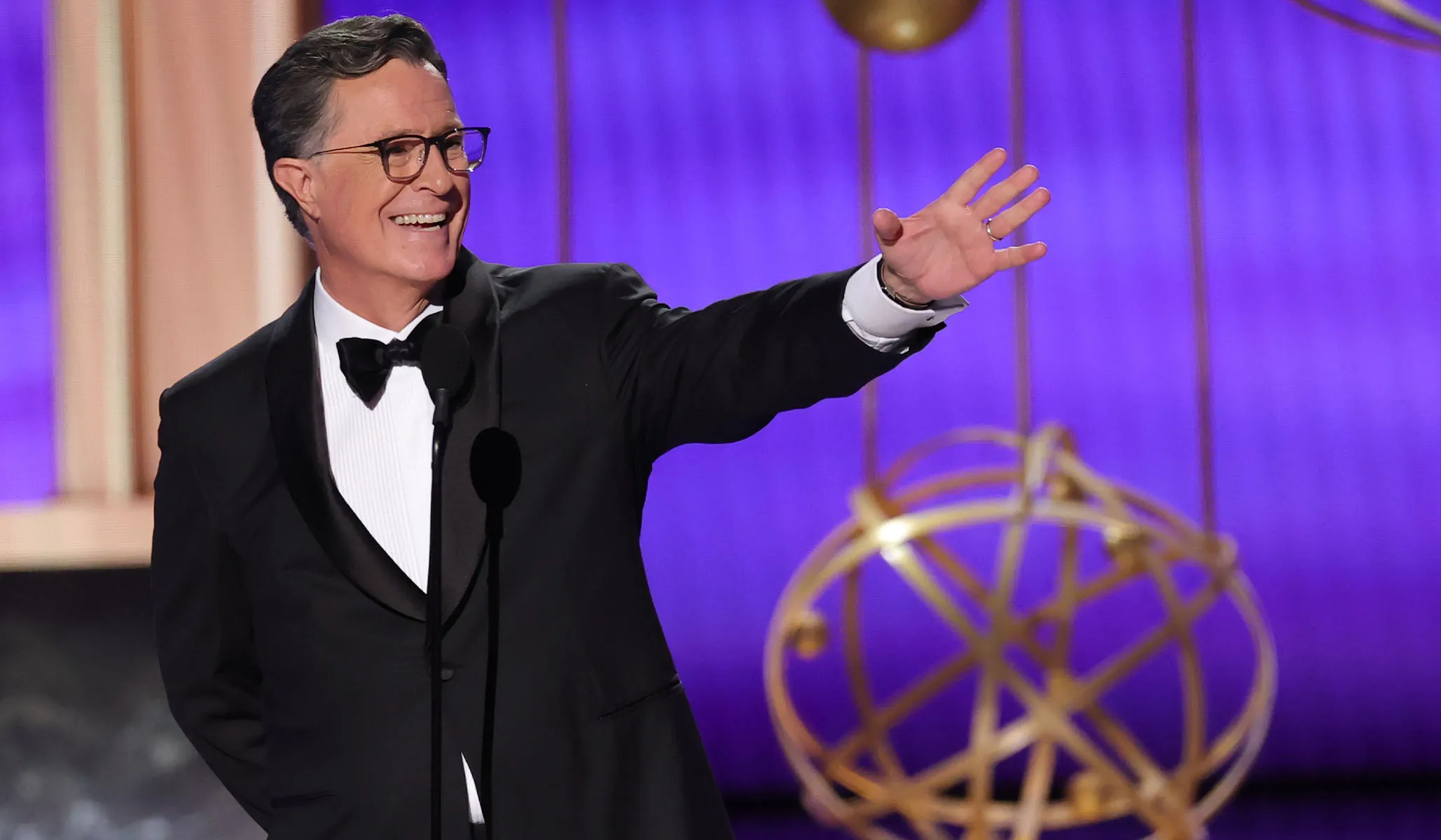 Colbert Receives a Hero’s Sendoff