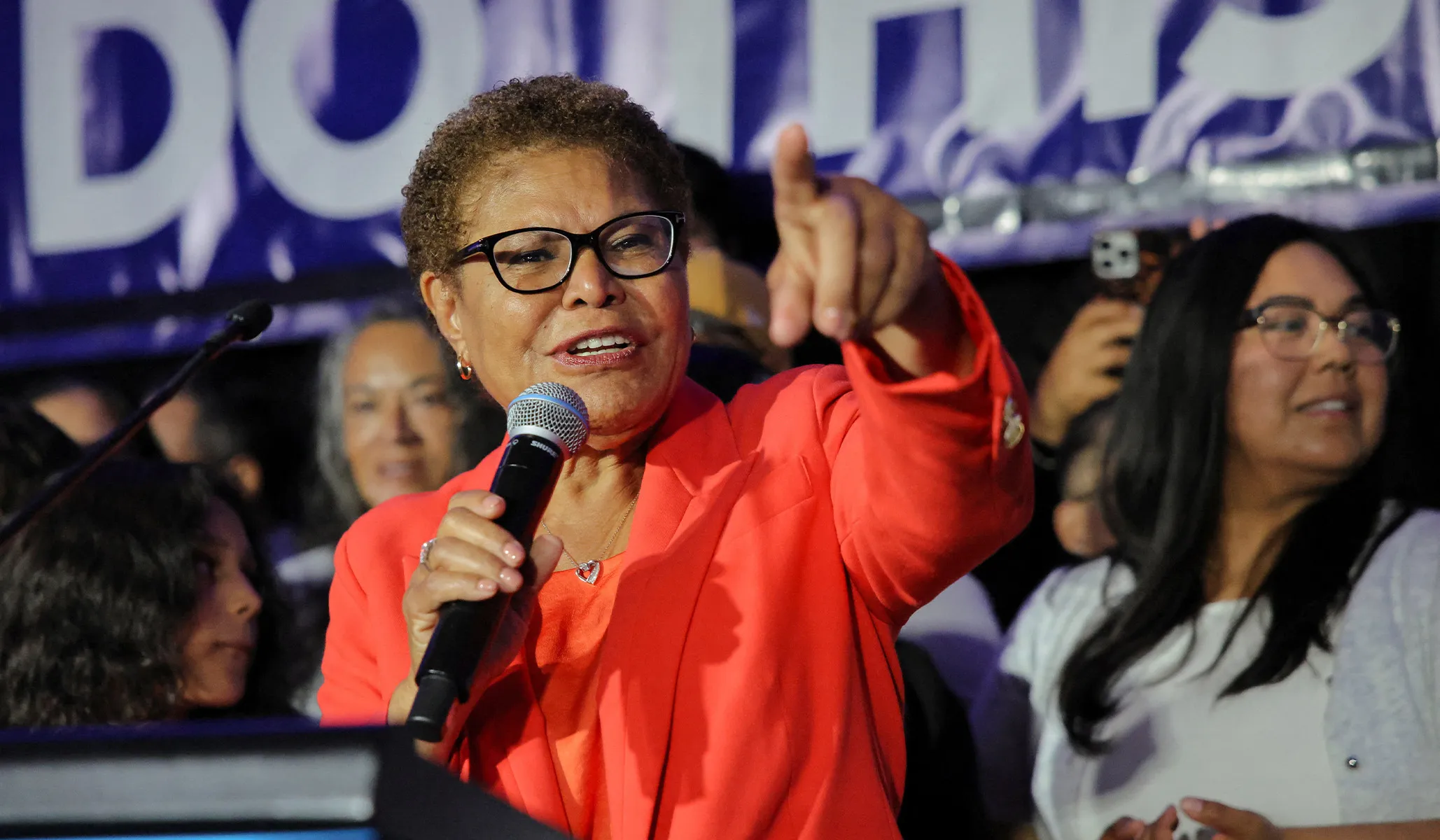Incumbent Karen Bass Advances to Runoff in L.A. Mayoral Race