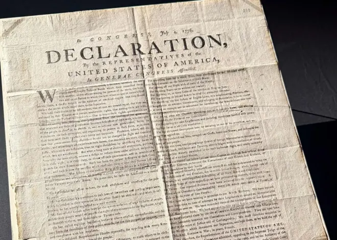 1776 Copy of the Declaration of Independence Discovered in British Archives. Historians Say There Are Others