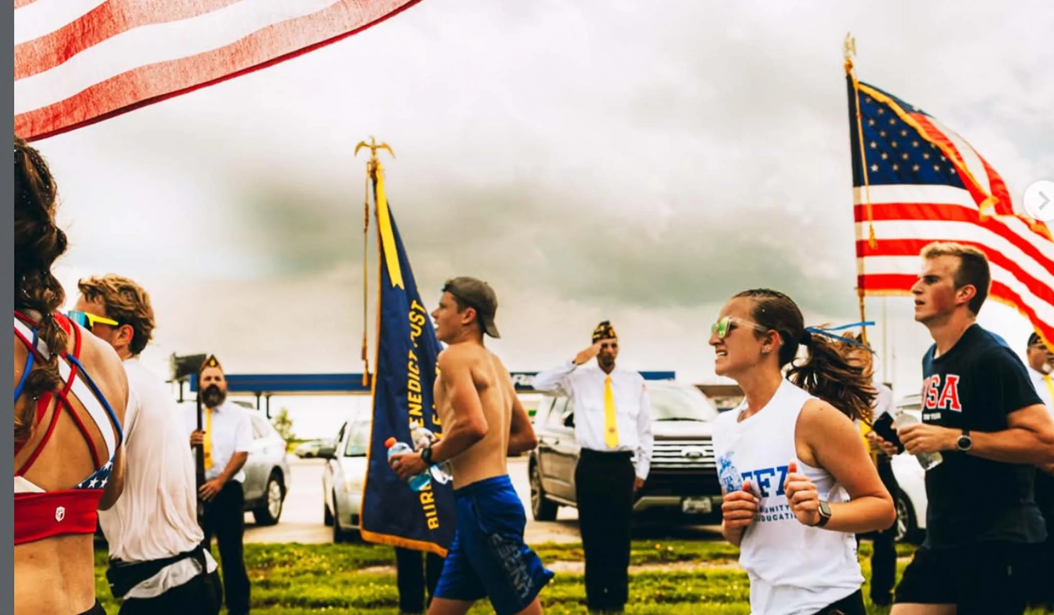 American Flag to Arrive in D.C. on July 4 After Runners Carried It Nonstop from California