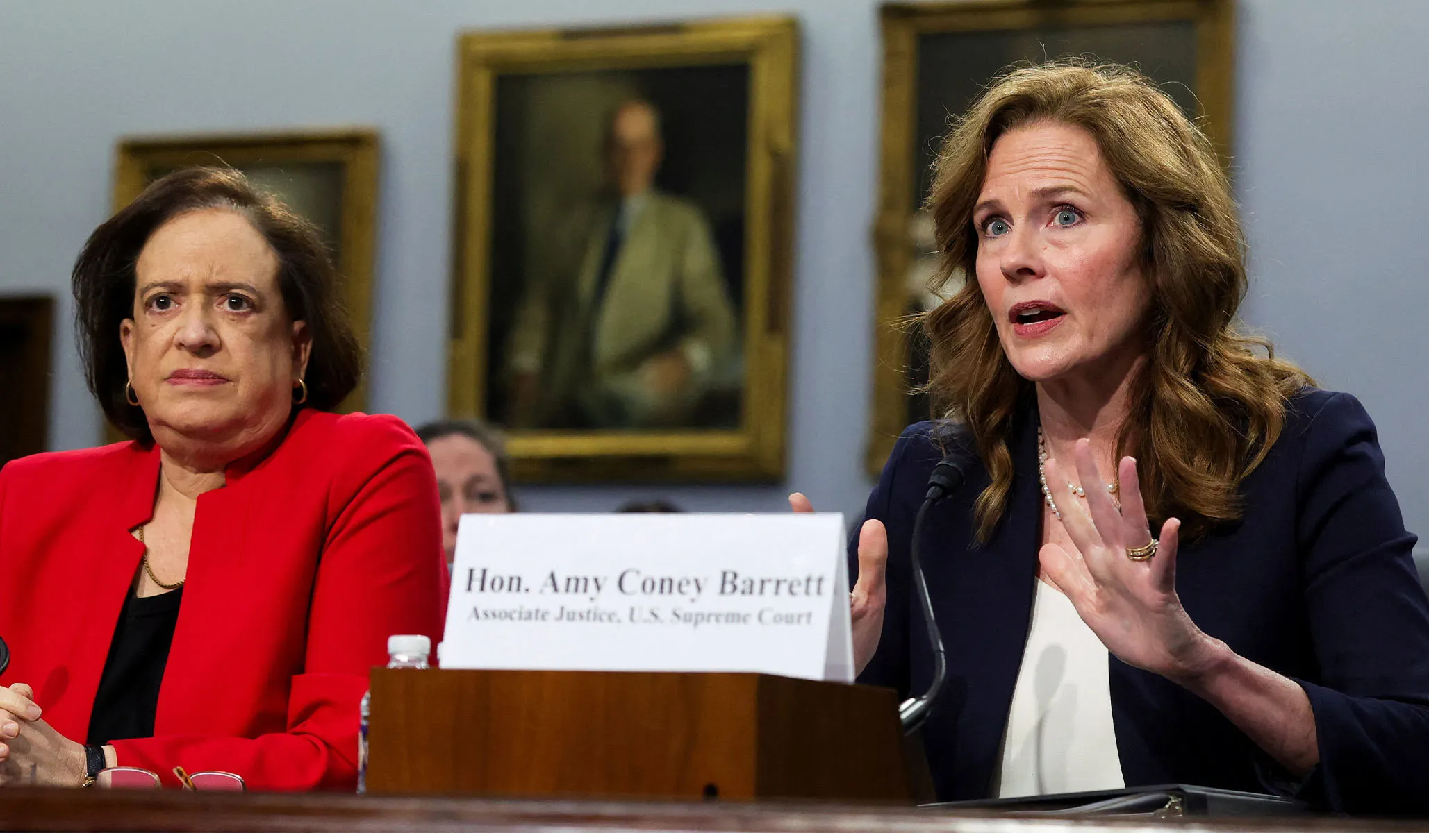 Amy Coney Barrett Describes Living Under Constant Threat, Urges Lawmakers to Increase Security for Justices