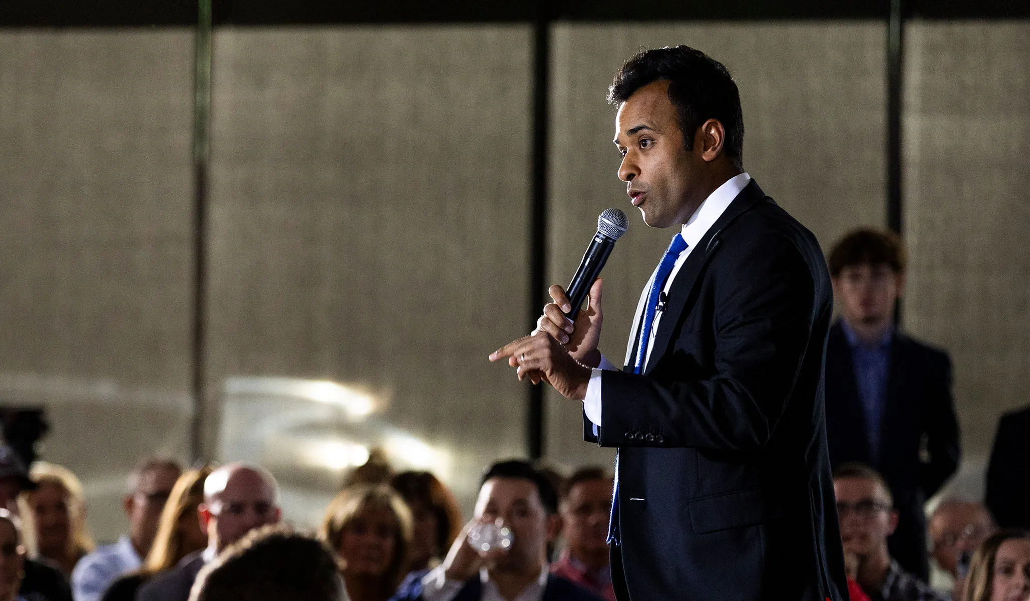 Vivek Ramaswamy Doesn’t Pretend to Be a Populist