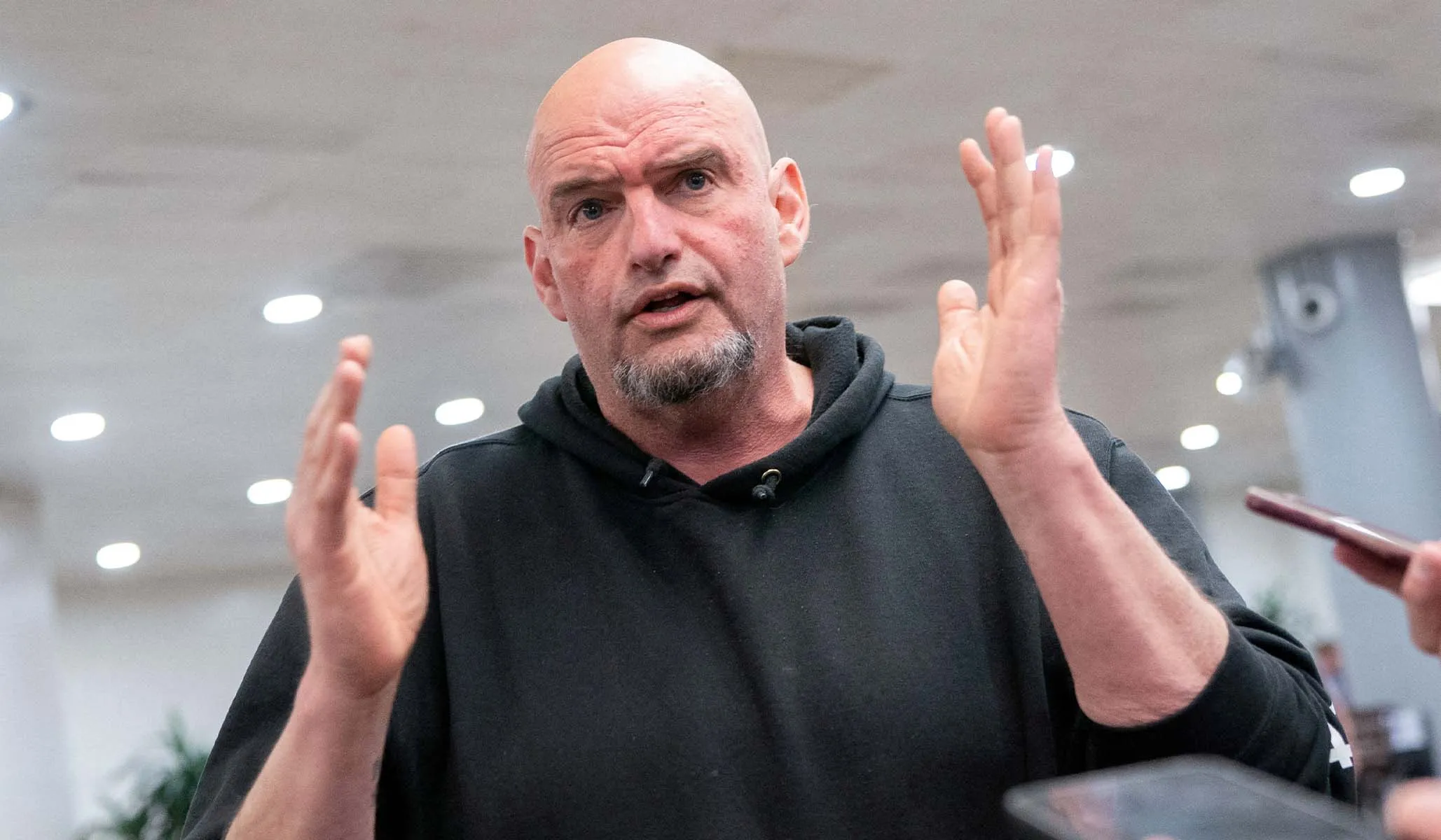 Fetterman Turns the Tables on Committed Anti-Israel Outlet