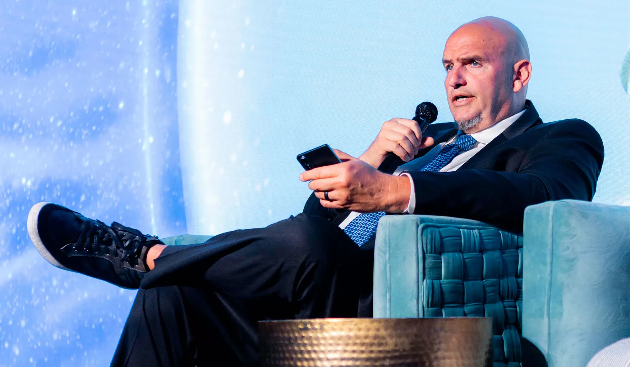 Fetterman Vows to Leave Democratic Party If Anti-Israel Progressives Take Over
