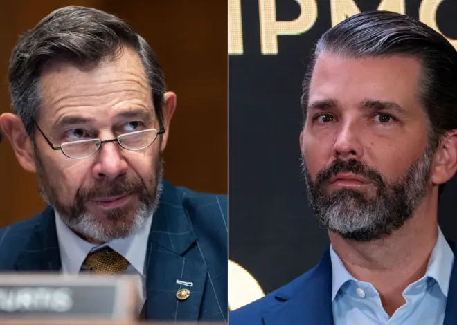 GOP Senator Roils Colleagues with Call to Investigate Trump Jr.
