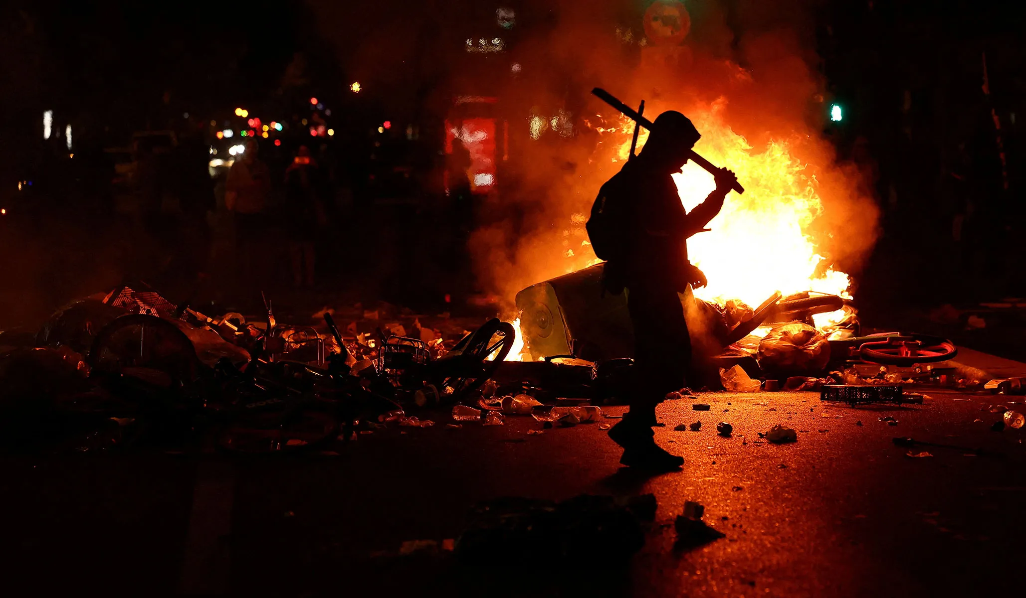 Violence Was Brewing for Weeks in France as the Media Praised ‘Student-Led’ Protests